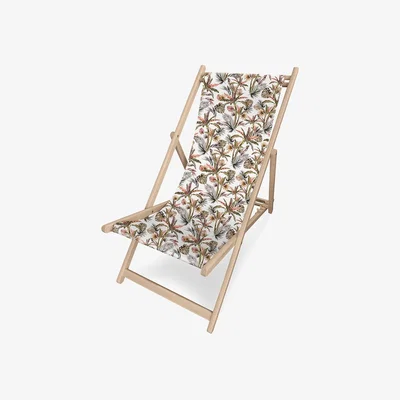 Amara PODEVACHE - Orient Extreme Beach Deck Chair - Leaf Print