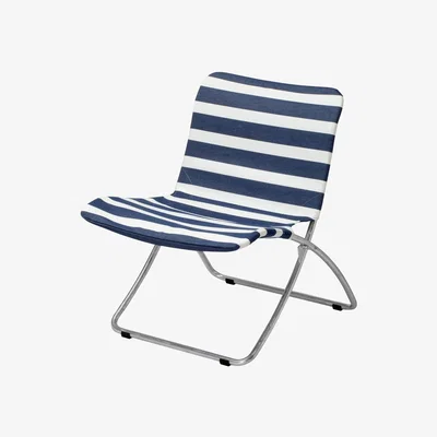 Amara Skagerak - Lise Beach Chair - Dark Blue Stripes