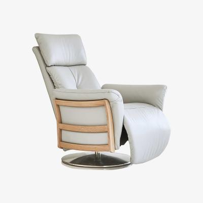 Barker and Stonehouse Ercol Ginosa Recliner Chair, Grey Leather | Barker & Stonehouse