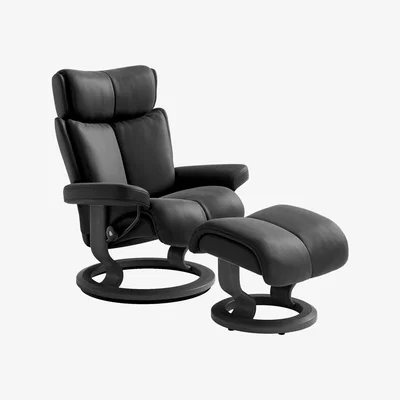 Barker and Stonehouse Stressless Magic Classic Chair &amp; Stool, Noblesse