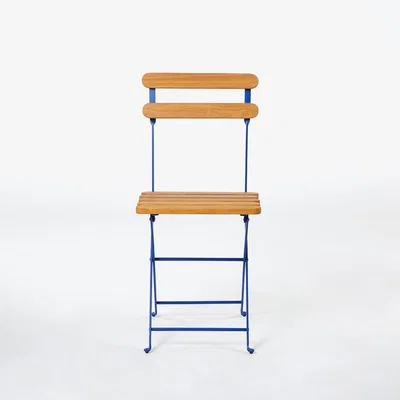 The Conran Shop Exclusive 403 Folding Bistro Chair in Blue