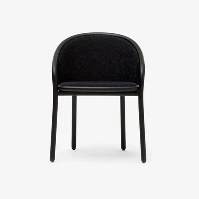 The Conran Shop Ex-Display Latis Chair in Black Ash & Blue Atom Upholstery