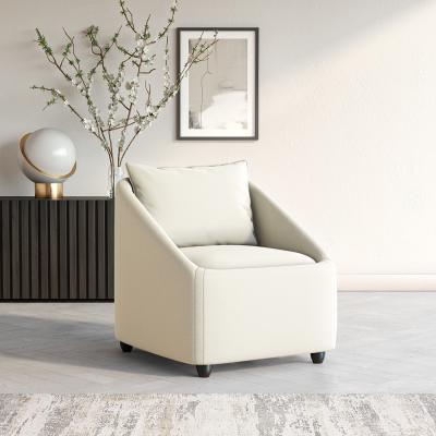Furniture123 Cream Fabric Armchair - Kenko