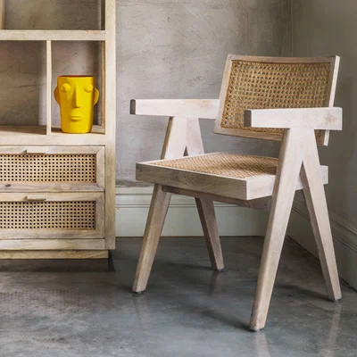 Graham & Green Flloyd Natural Cane Armchair