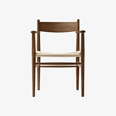 Heal's Carl Hansen & Son CH37 Chair Oiled Oak with Natural Cord - Heal's UK Furniture