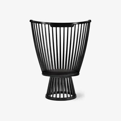 Heal's Tom Dixon Fan Chair Black - Heal's UK Furniture