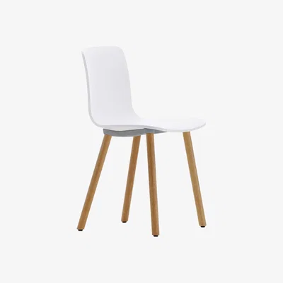 Heal's Vitra Hal Wood Chair 29 Brick Light Oak Legs - Heal's UK Furniture