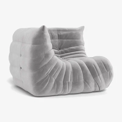Heal's Ligne Roset Togo Corner Seat Alcantara String Grey - Heal's UK Furniture