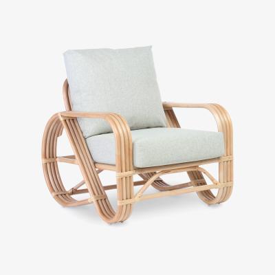 John Lewis Desser Pretzel Rattan Lounge Chair, Natural