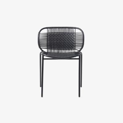 Made in Design Cielo Stacking chair - / PVC threads by ames Black