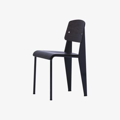 Made in Design Standard Chair - / By Jean prouvé, 1934 - Metal & wood by Vitra Natural wood