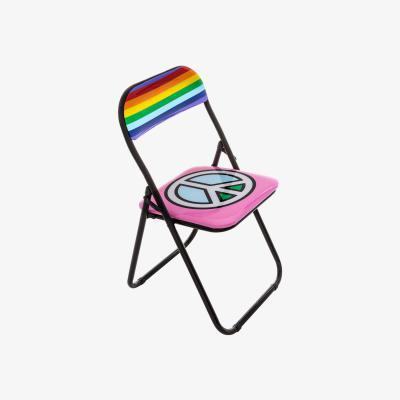Made in Design Peace Folding chair - / padded by Seletti Multicoloured