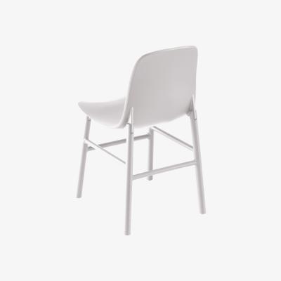 Made in Design Sharky Outdoor Chair - Plastic & metal legs by Kristalia White