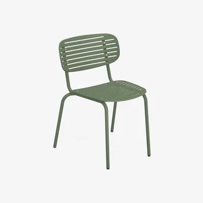 Made in Design Mom Stacking chair - / Metal by Emu Green