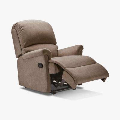 Downtown Sherborne Nevada Small Manual Fabric Recliner Chair