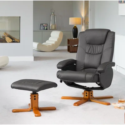 The Range Severn Swivel Recliner - Grey