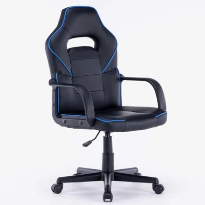 The Range GTI Racer Moscow Gaming Chair Computer Chair Blue - Black Blue