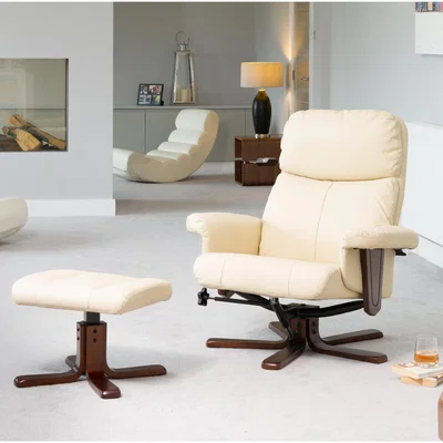 The Range Woodacre Swivel Recliner - Cream
