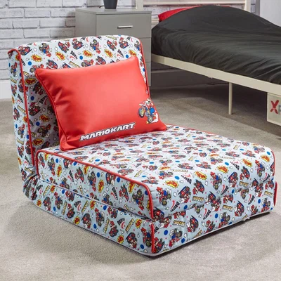 The Range X Rocker Mario Kart (TM) Crash Pad JR Fold Out Gaming Chair