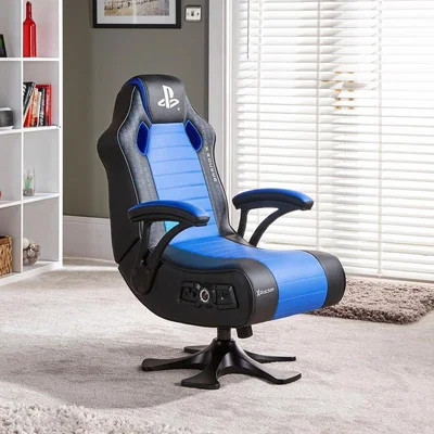 The Range X Rocker PlayStation Legend 2.1 Audio Gaming Chair