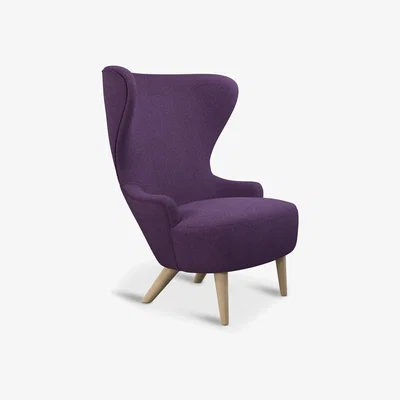 Tom Dixon Tom Dixon - Micro Wingback Chair Natural Leg Tonica 2 0672