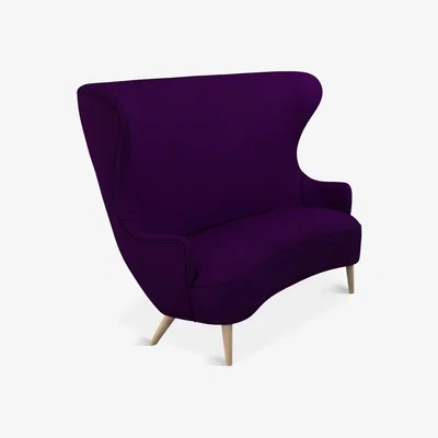 Tom Dixon Tom Dixon - Wingback Sofa Natural Leg Denim 0505
