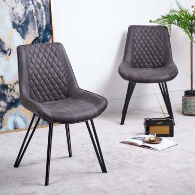 Woods Furniture Finnick Chair Dark Grey Set of 2