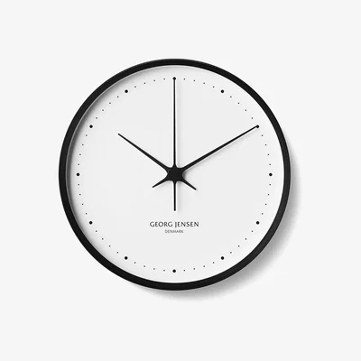 Amara Georg Jensen - Henning Koppel Clock - 30cm - Black/White