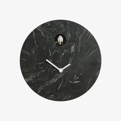 Amara Domeniconi - Cioni Cucù Clock - Marquina Black Marble