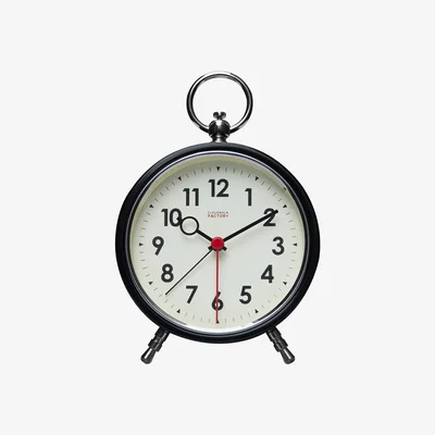 Amara Cloudnola - Factory Numbers Alarm Clock - Black