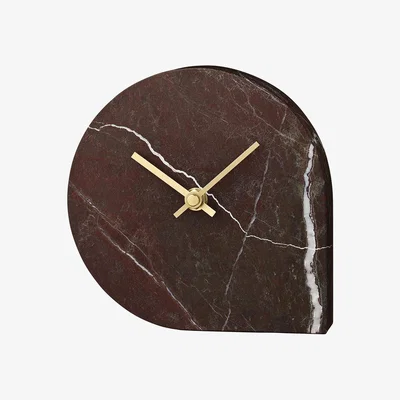 Amara AYTM - Stilla Marble Clock - Bordeaux