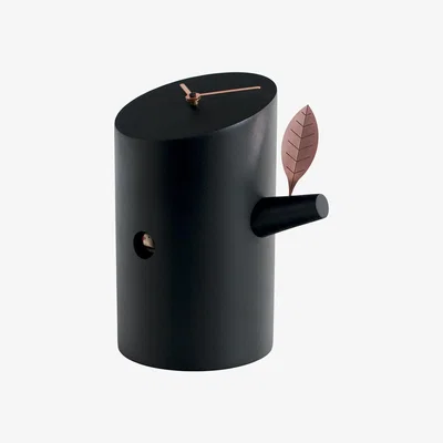 Amara Progetti - Nido Desk Cuckoo Clock - Black
