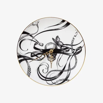 Amara Rory Dobner - Masked Skull Clock - Medium