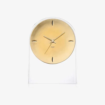 Amara Kartell - Air Du Temps Clock - Crystal/Gold