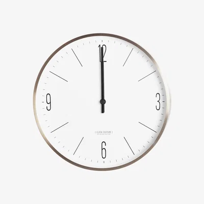 Amara House Doctor - Wall Clock - Gold/White