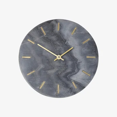 Amara Parlane - Marble Desk Clock - Grey