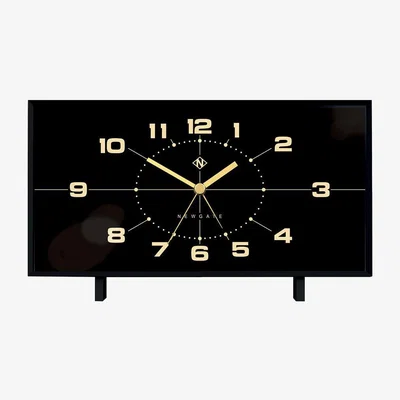 Amara Newgate Clocks - Wideboy Alarm Clock - Black