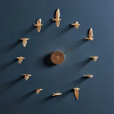 Amara Haoshi - Swallow X Clock - Gilded