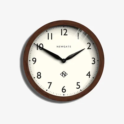 Amara Clocks Wimbledon Dark Wood Wall Clock 45cm