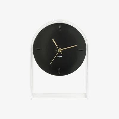Amara Kartell - Air Du Temps Clock - Crystal/Black