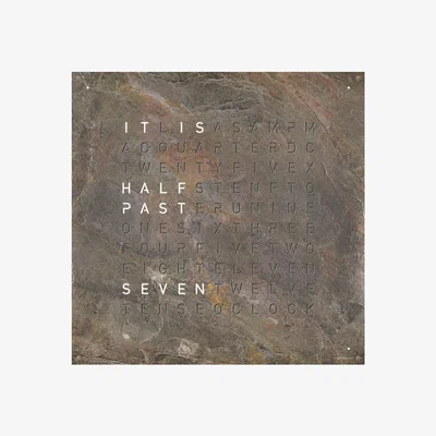 Amara QLOCKTWO - Classic Clock Creator's Edition - 45x45cm - Glintscape