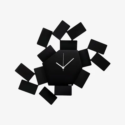 Amara Alessi - La Stanza Dello Scirocco Wall Clock - Large - Black