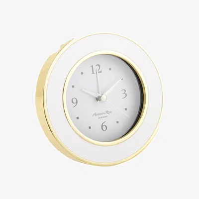 Amara Ross Circular Gold Alarm Clock