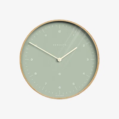 Amara Newgate Clocks - Mr Clarke Wall Clock - 40cm - Bubble Green Dial