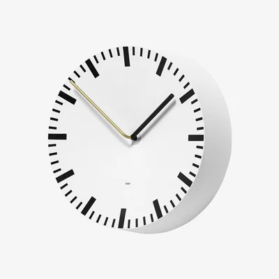 Amara HAY - Analog Wall Clock - White