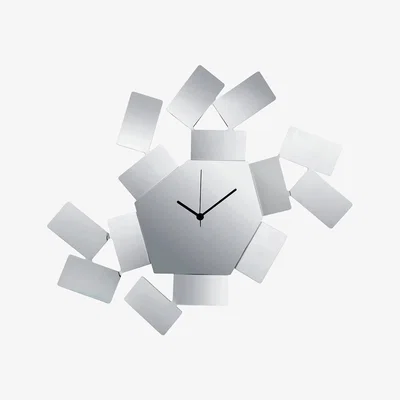 Amara Alessi - La Stanza Dello Scirocco Wall Clock - Large - Stainless Steel