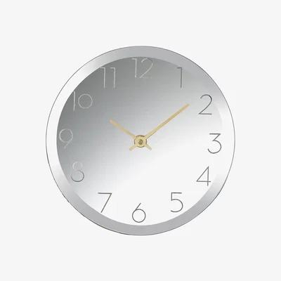 Amara Parlane - Mirrored Desk Clock - Gold