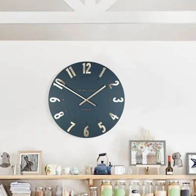 Arighi Bianchi 20" Midnight Blue Mulberry Wall Clock