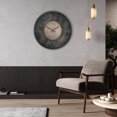 Arighi Bianchi 21" Florentine Wall Clock Smoke