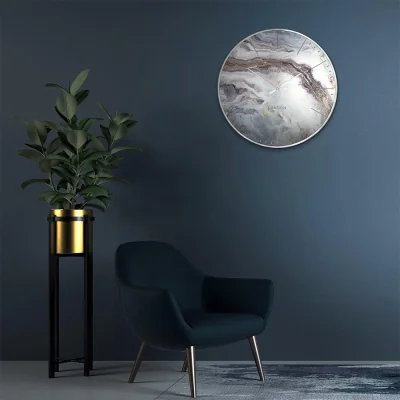 Arighi Bianchi 26" Glacier Oyster Grand Clock